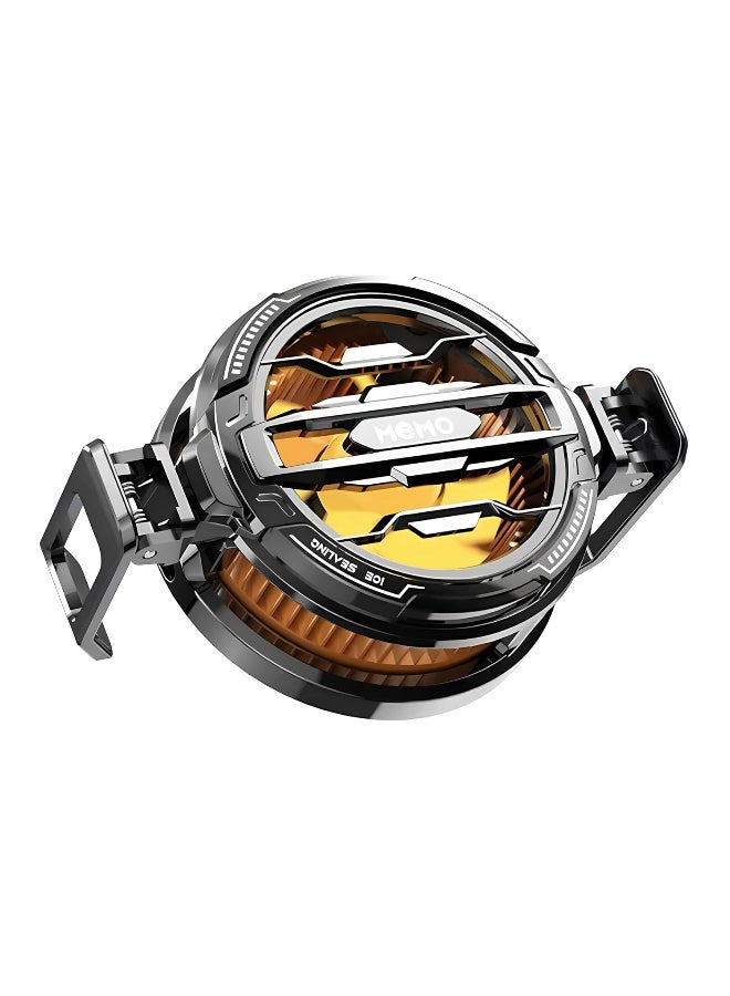 Memo Magnetic Mobile Phone Cooler CX07 , 15W Freezing Technology, 2 in 1 Design that allows for magnetic or back clip mounting depending on the phone type, 25dB quiet operation with effective air distribution from all sides for fast and noiseless cooling, Supports all phones with Type-C cable, clips, and magnetic sticker - the perfect choice for gamers, suitable as a trendy gift for all occasions - Image 4